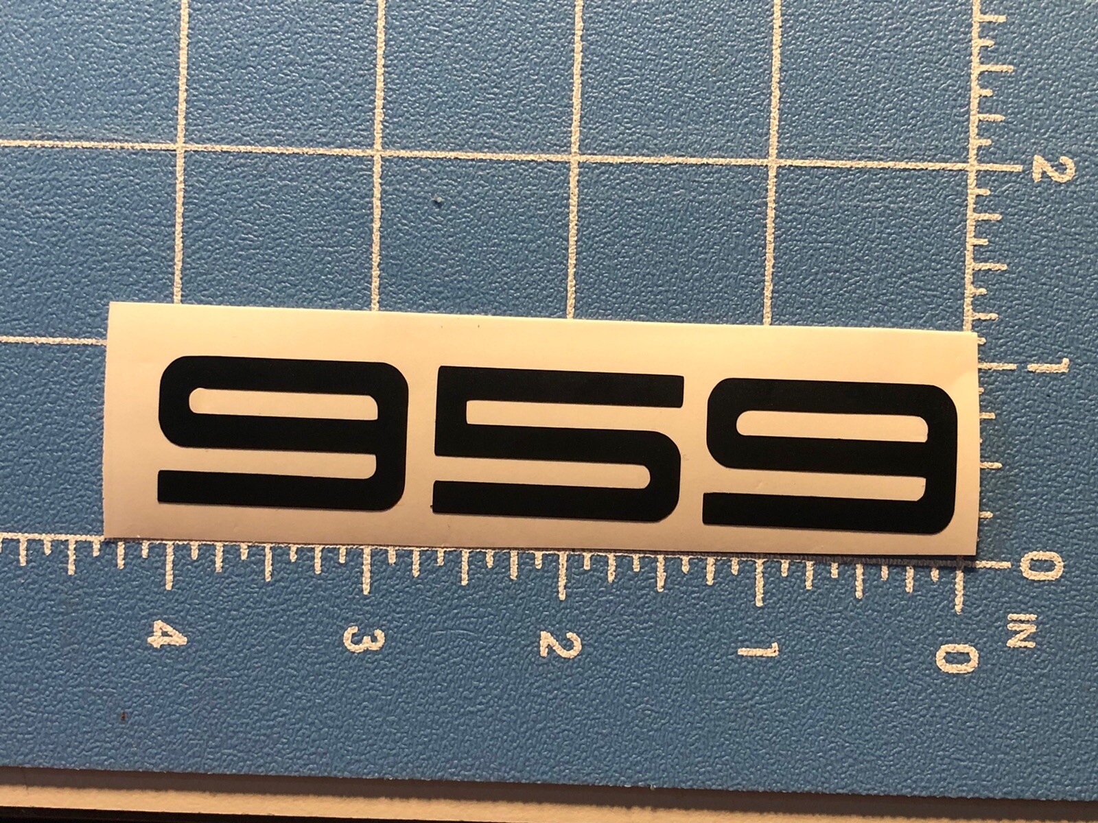 959 Decals, Vinyl Stickers 4" x .75”