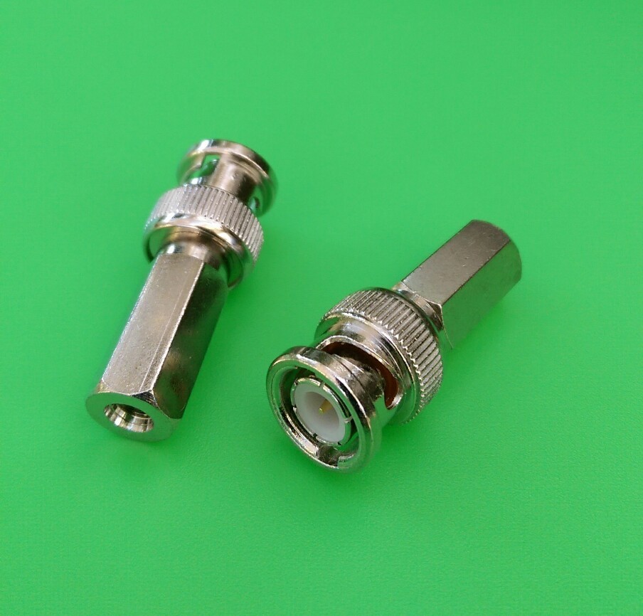 (1 PC) Twist On BNC Male RG59 & RG62 Teflon Connectors - USA Seller