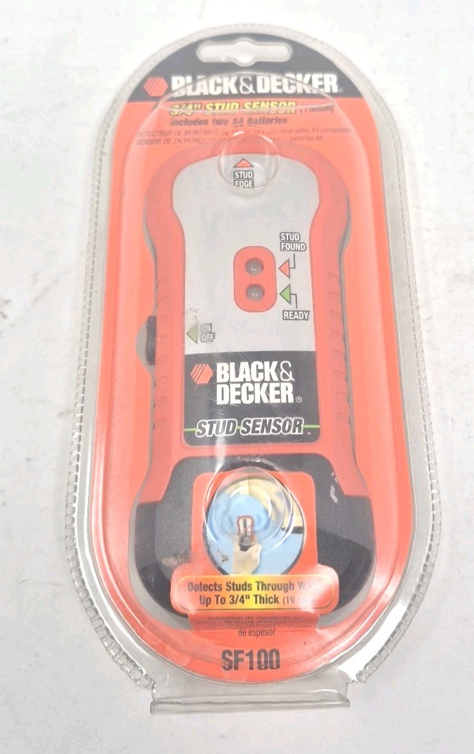 Black and Decker 3/4” SF100 Stud Sensor - New