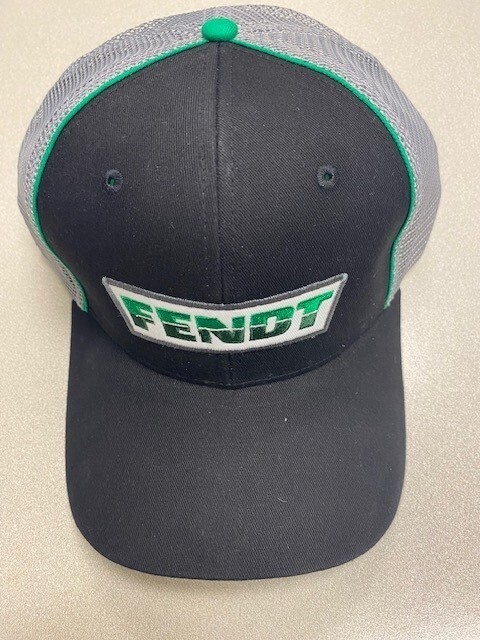 FENDT Logo - Black and Grey Mesh Back Hat