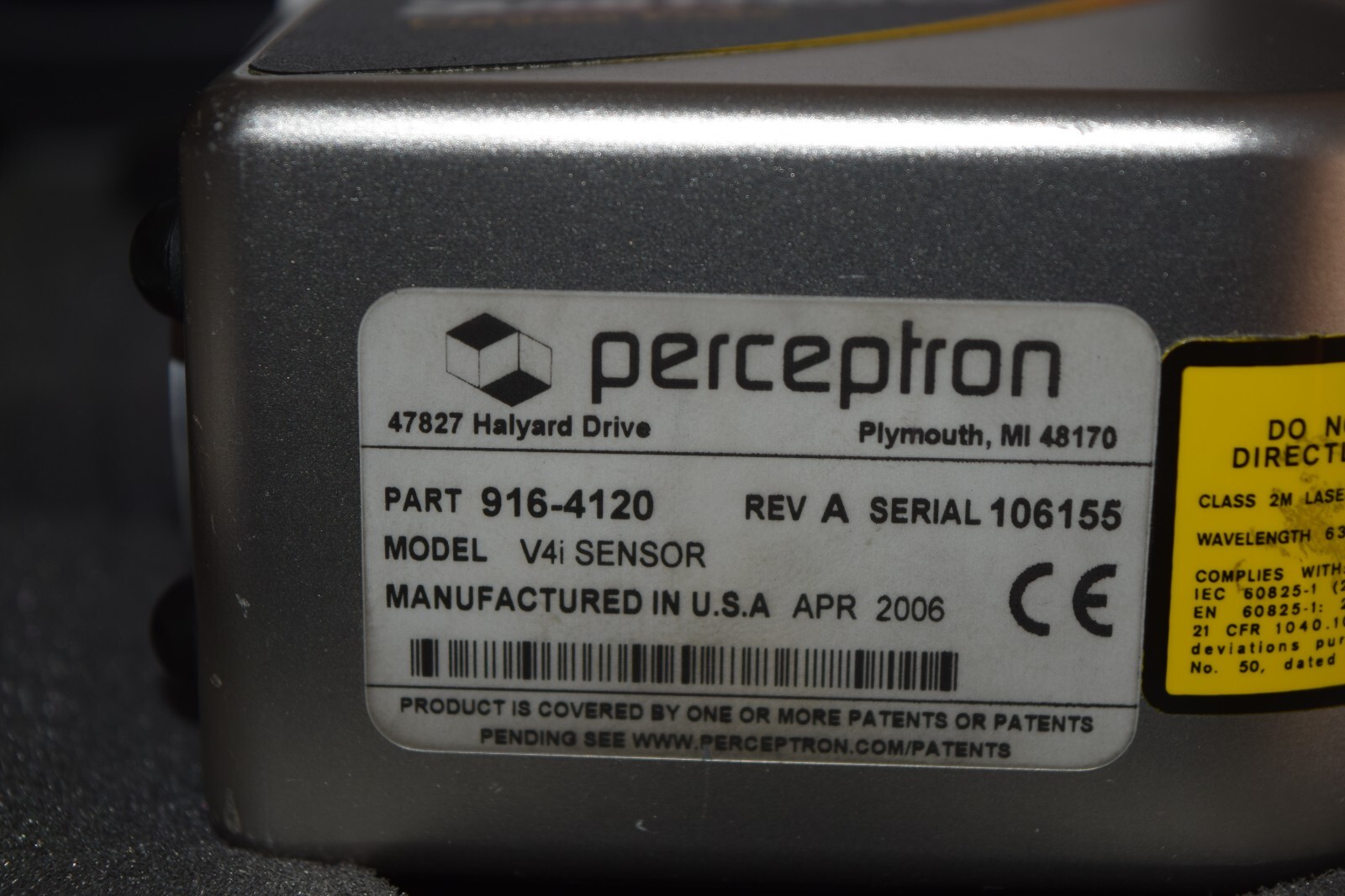 Perceptron 345-0080 V4i/V4ix Controller Matrox 4 Sight II V4i Sensor Probe