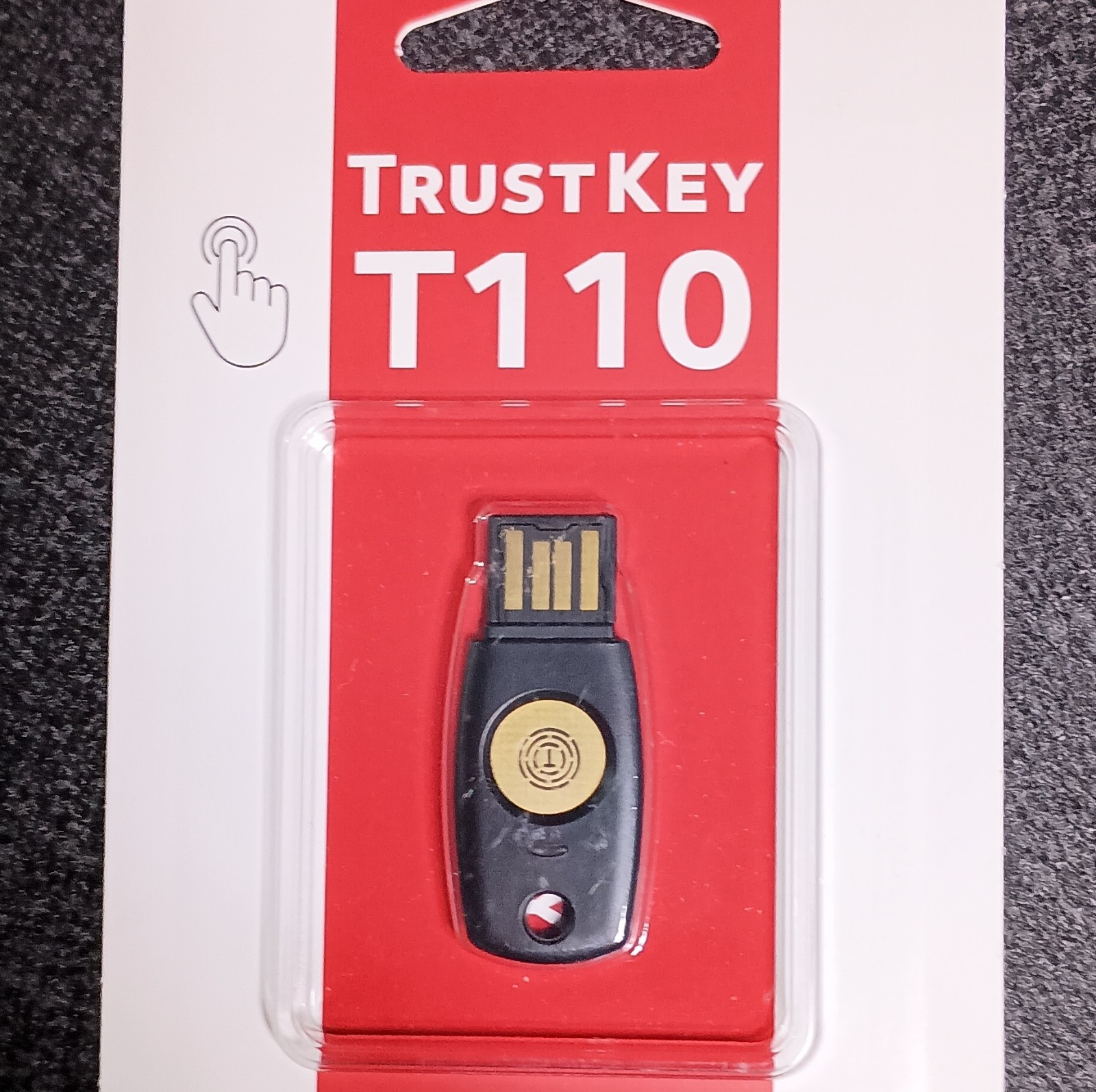 TrustKey T110 Fingerprint Reader USB Security Key Model TA110