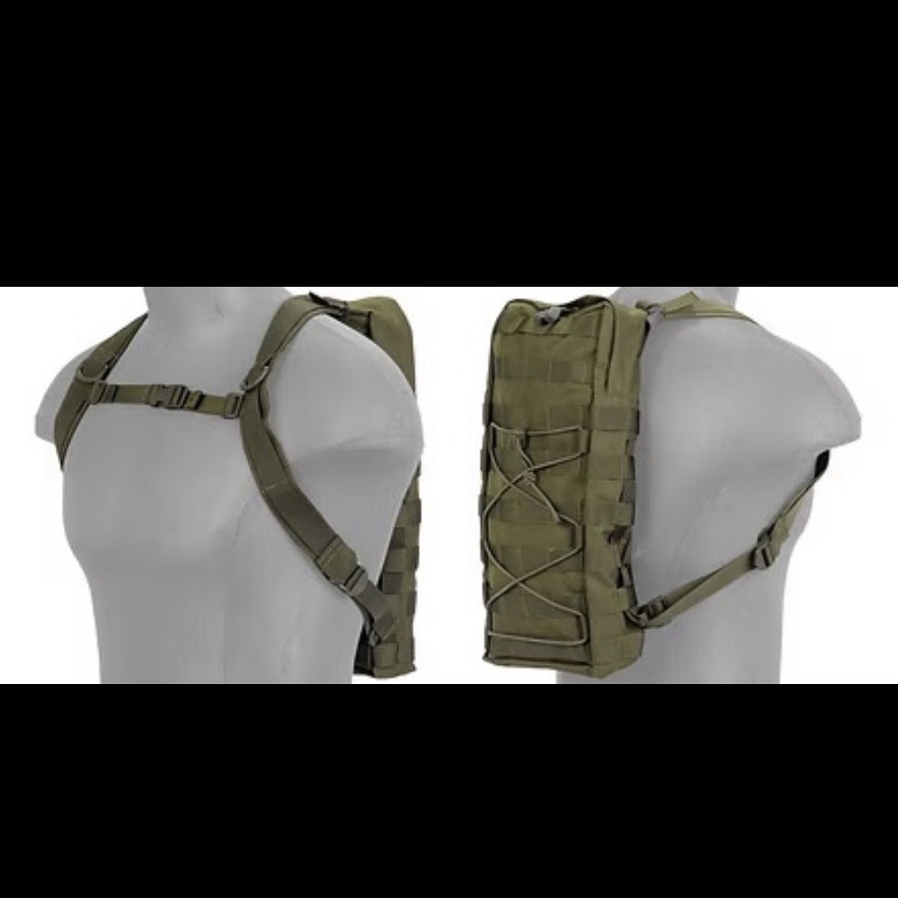 SKU: CA-384GN Nylon Molle Attachable Hydration Backpack (OD) Lancer Tactical