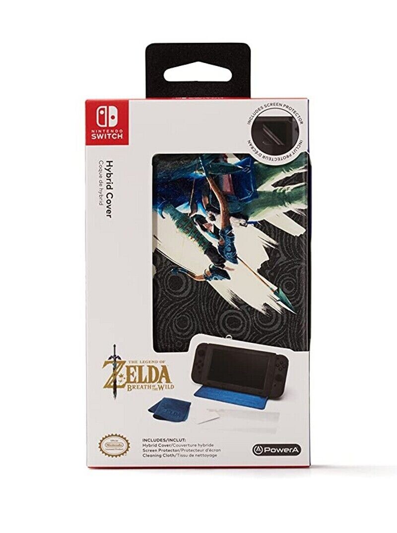 PowerA Nintendo Switch Hybrid Cover The Legend of Zelda Breath of the Wild -New!