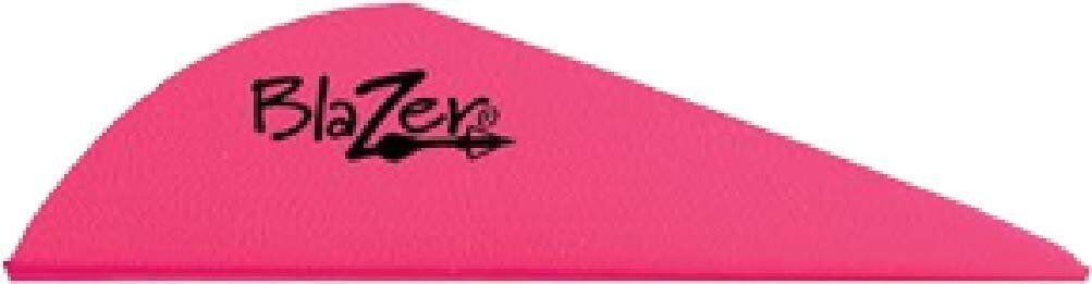 Bohning 10832HP2 Blazer Arrow Vane 2" Solid Hot Pink 100-Pack