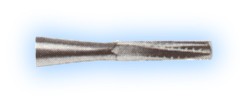 SS White HP #558 straight fissure crosscut carbide bur for slow speed straight