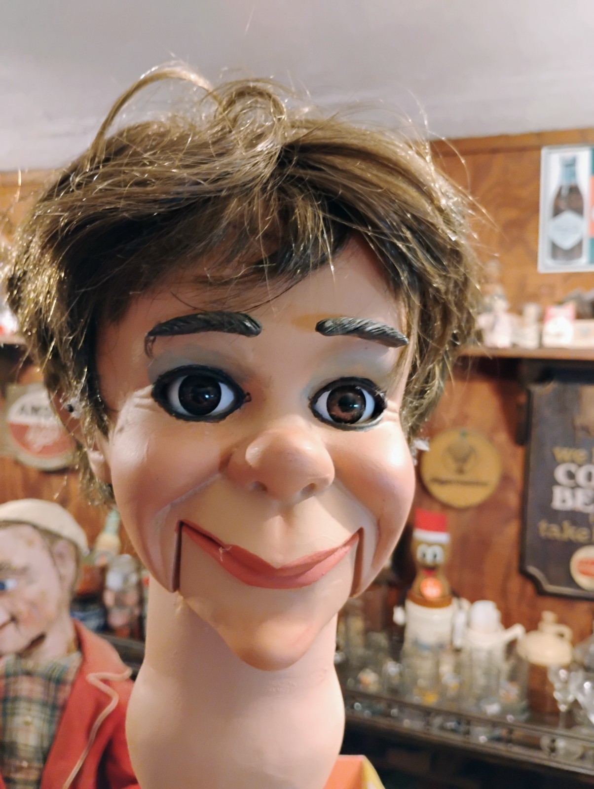 pro style ventriloquist dummy puppet doll figure