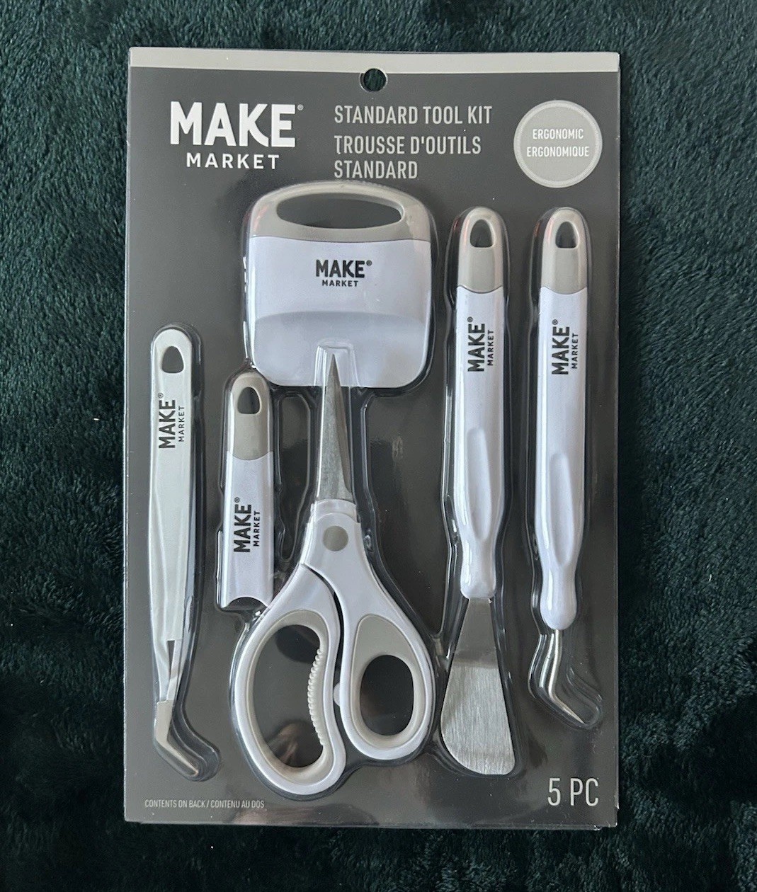 MAKE Market Cutting Machine Standard Tool Kit, 5 pcs, Gray, Ergonomic