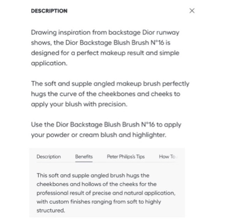 Dior Nº16 Backstage Blush Brush ~NEW~ “TESTER”