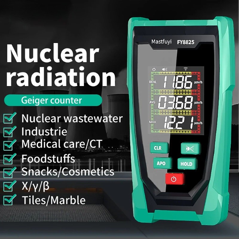 Geiger Counter Nuclear Radiation Detector X-ray Beta Gamma Detector Counter