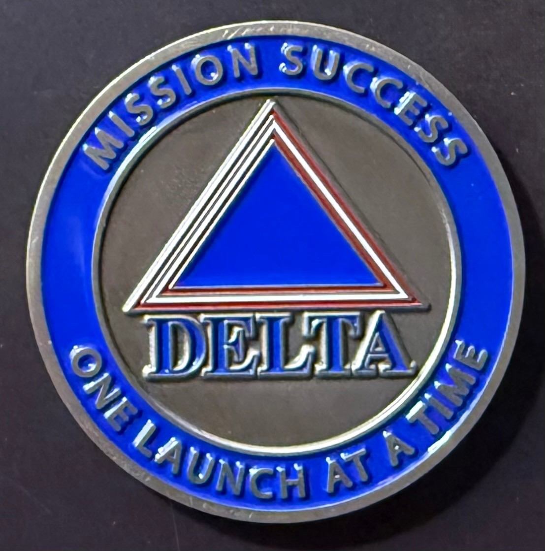 PARKER SOLAR PROBE DELTA IV HEAVY ULA CHALLENGE COIN