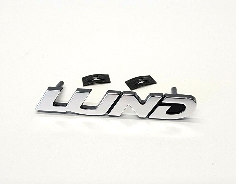 Lund Replacement Chrome Emblem Logo Cab Moon Sun Visor Running Boards Roll Pans