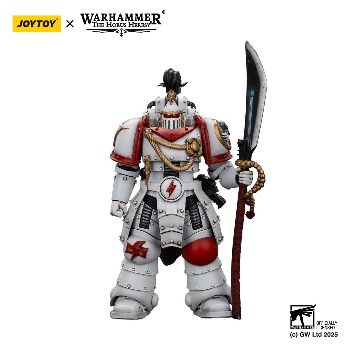 JOYTOY Warhammer 30K 1/18 Action Figure White Scars Legion Praetor Model