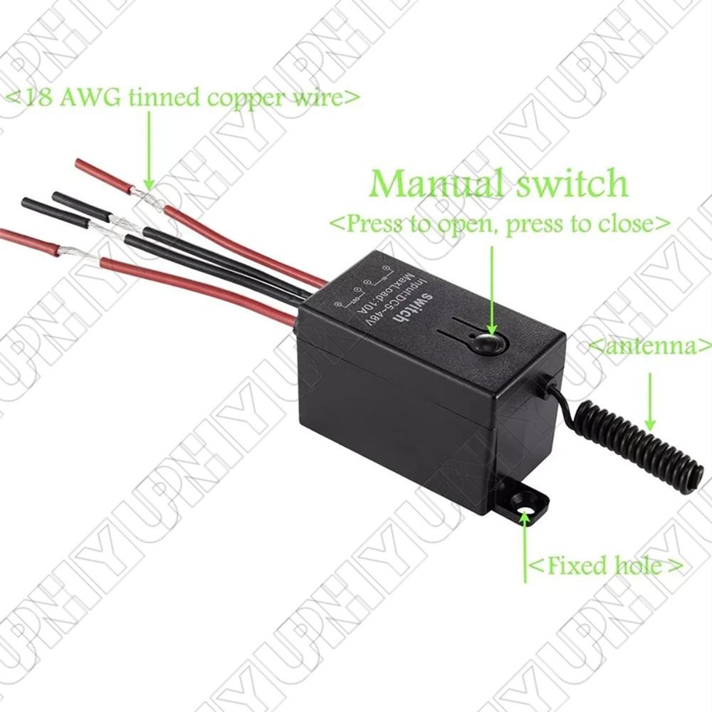 Universal Wireless Kill Switch For Car/Boat/Light/Alarm-Strong Signal-Long Range
