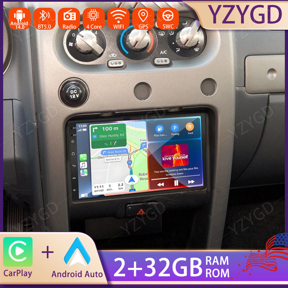 Android GPS NAVI For Nissan Frontier 2001-2004 Stereo Radio CarPlay Screen WIFI