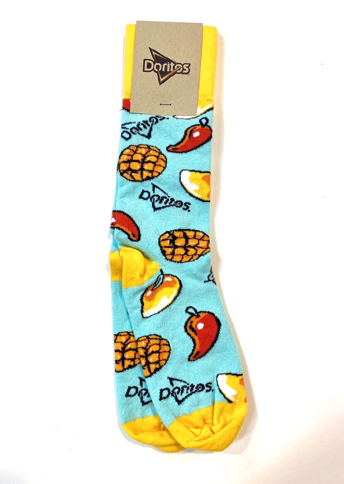 New Doritos x Mountain Dew Mtn Dew Baja Blast Socks 20th Bajaversary Fiery Mango