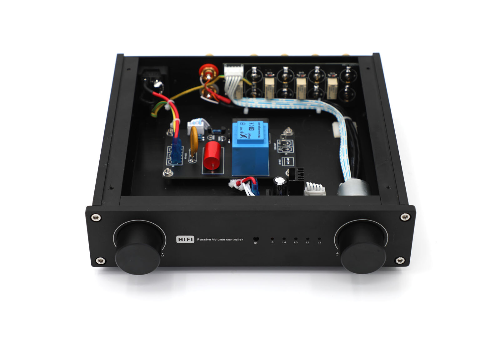 Remote Passive volume controller Passive preamplifier with 4 way input preamp