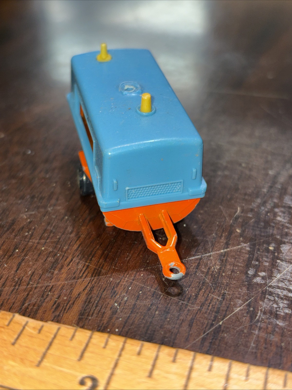 Blue And Orange Compressor TRAILER Mojorette toy NICE! B141