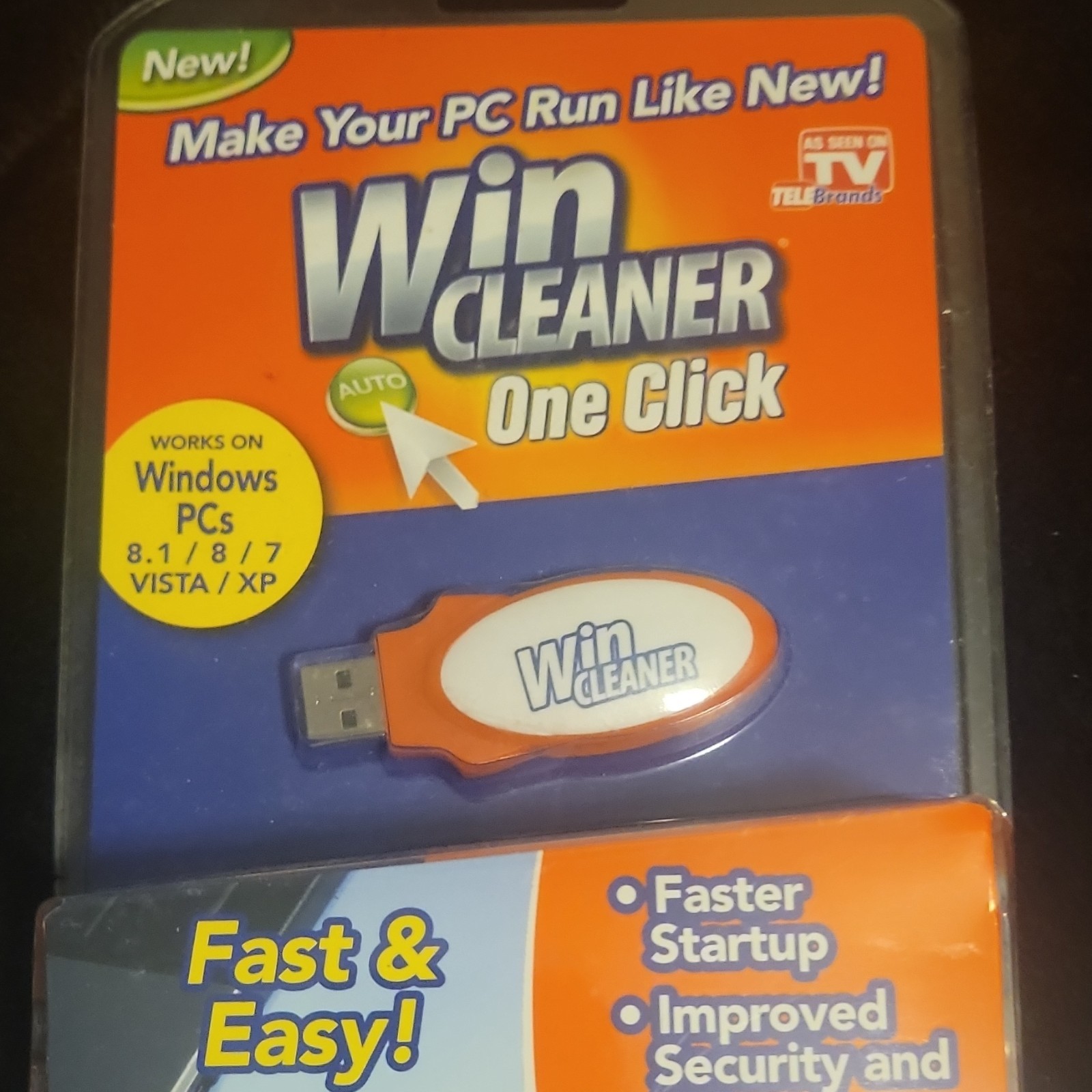 WinCleaner One Click PC Optimization USB (English) for Windows 8.1/8/7/Vista/XP