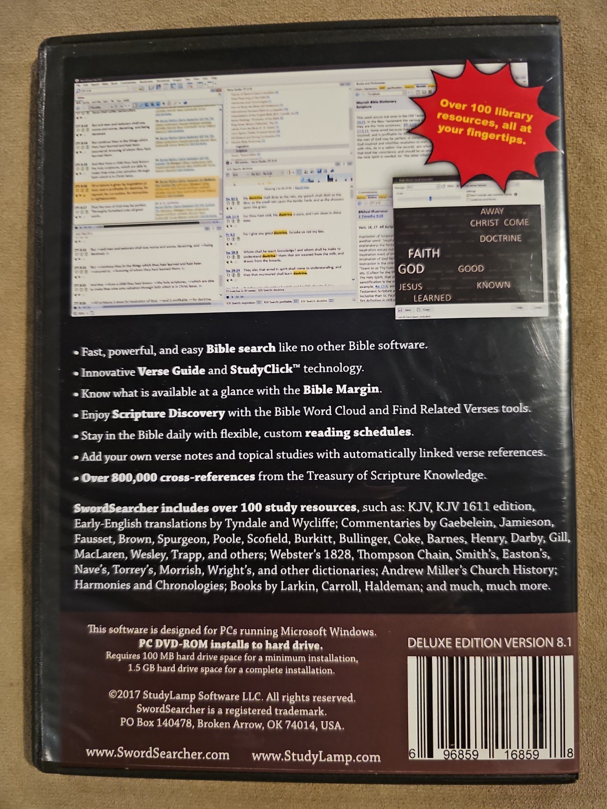 Sword Searcher Bible Search Software / PC DVD-ROM 2017