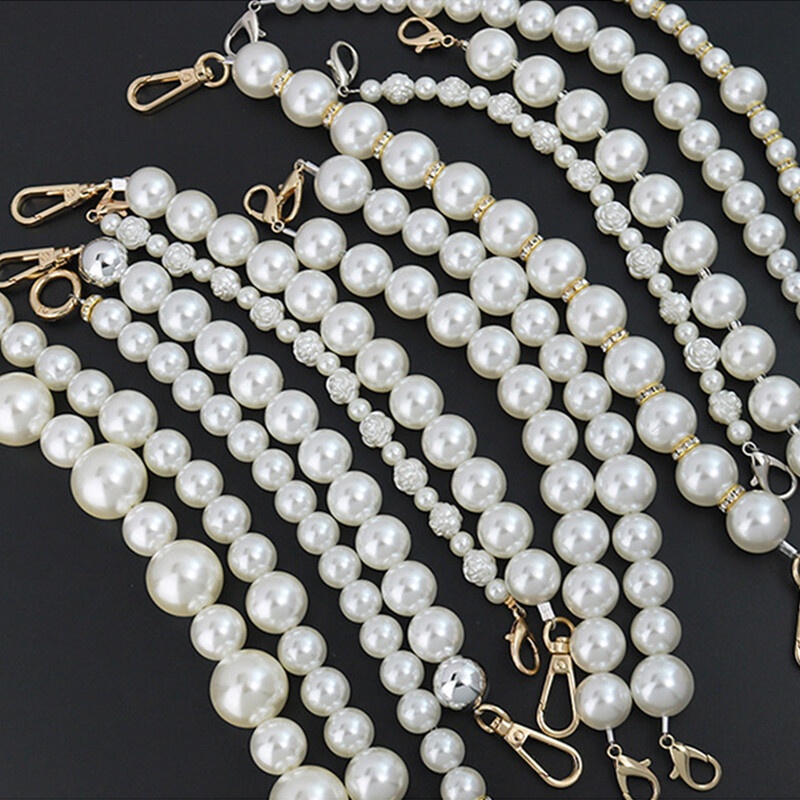 Women Hot Pearl Bag Belt Shoulder Handbag Strap Purse Replacement Chain 2023⇖