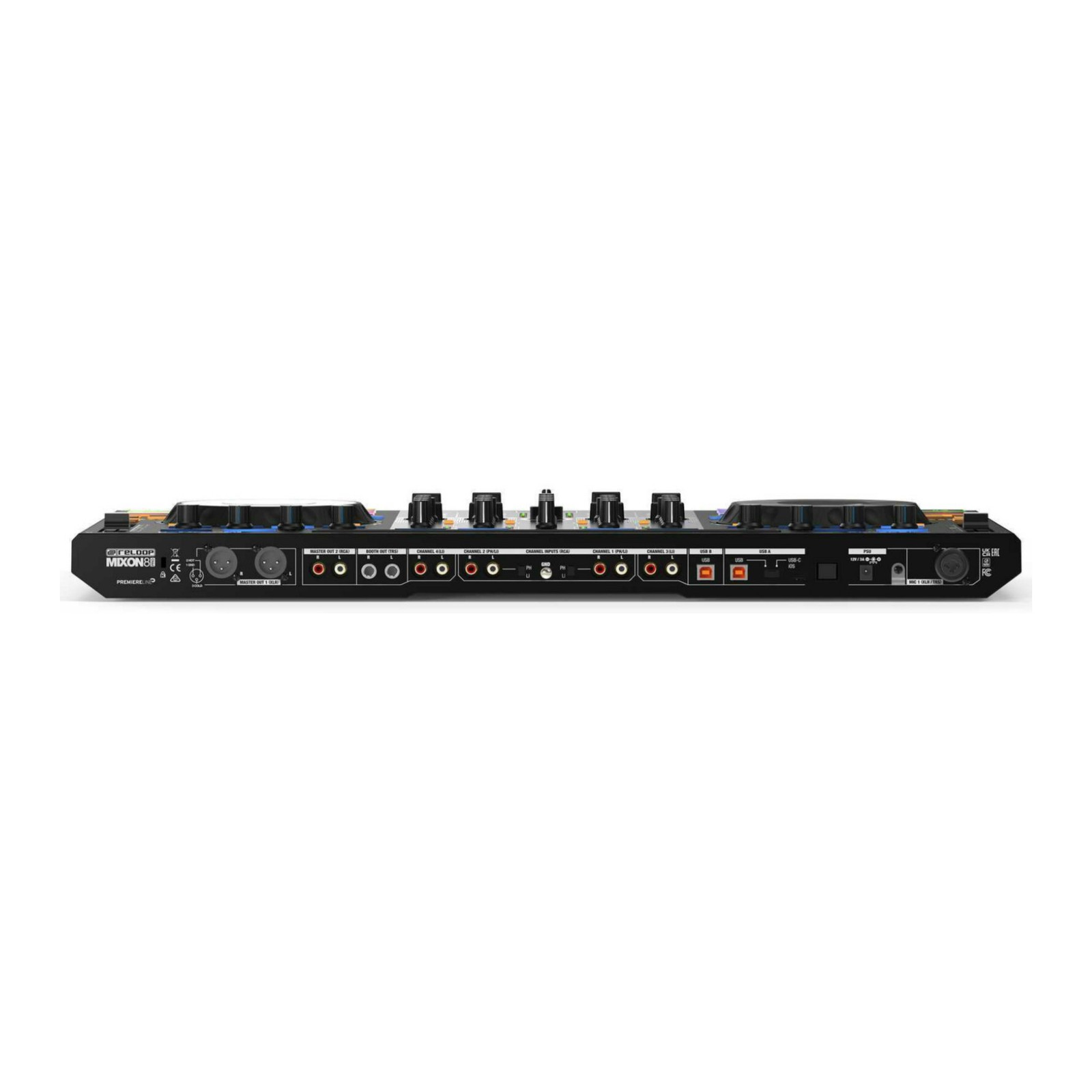 Reloop Mixon 8 Pro 4-Channel Professional Hybrid Sturdy Build DJ Controller