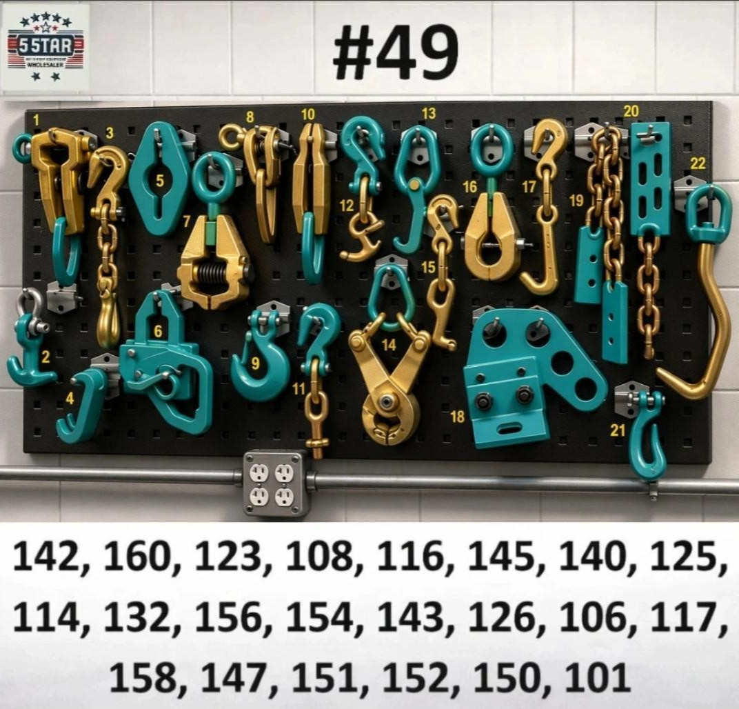 SET#49 AUTO BODY FRAME MACHINE HEAVY DUTY 22 PIECE PULLING TOOLS AND CLAMPS SET