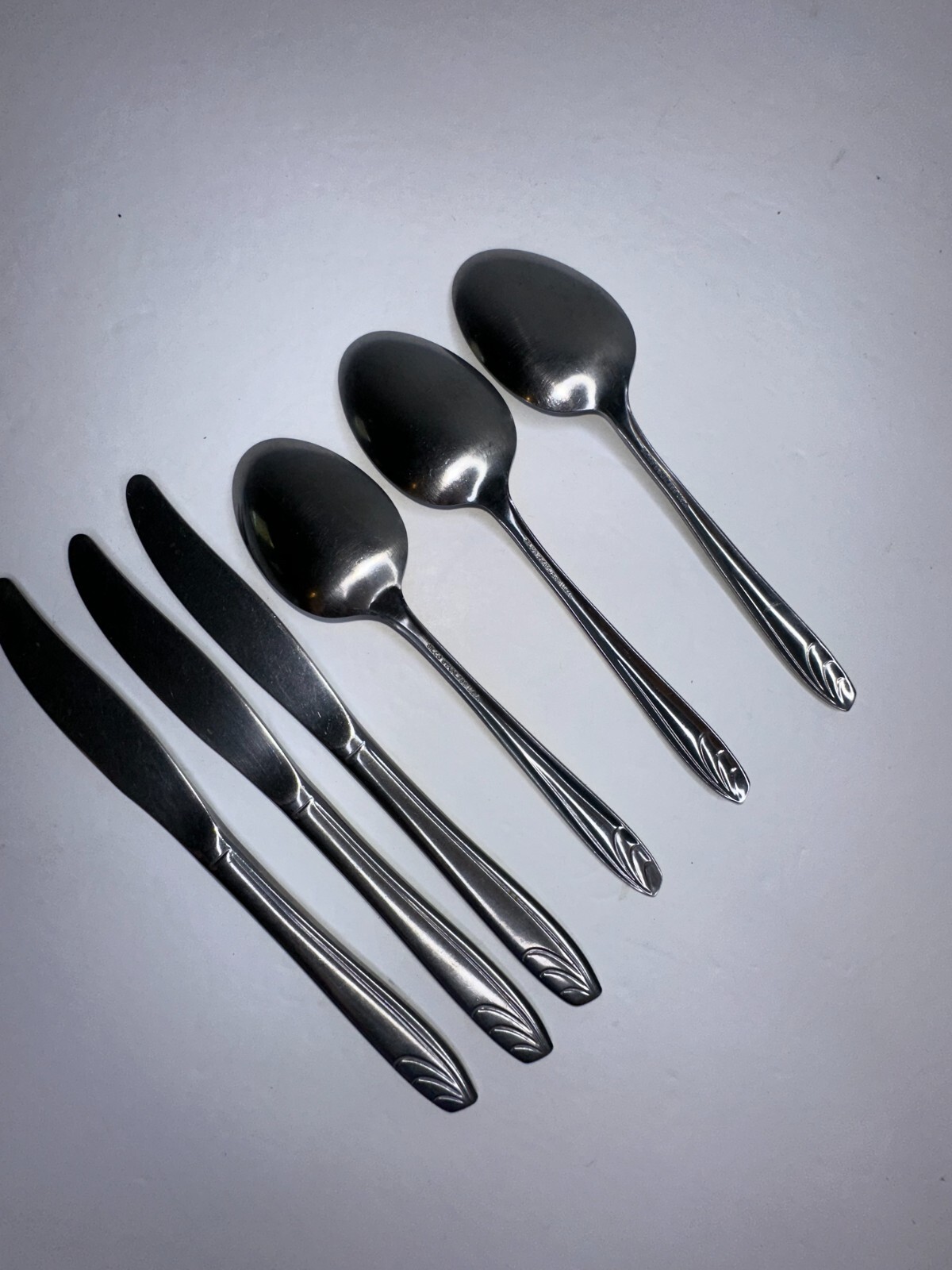 Silco Intl USA Stainless PREVUE Curve Stainless Flatware 6 Pc Set Replacement