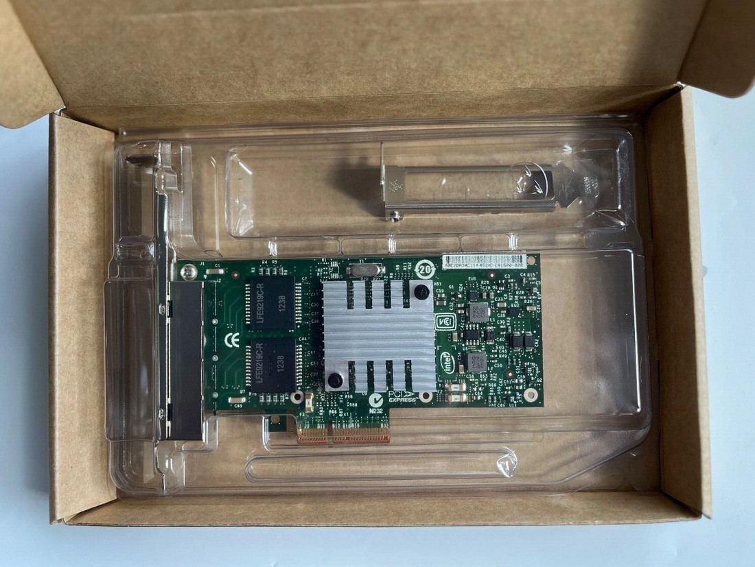 Intel Ethernet Server I340-T4 Quad Port PCIe 2.0 Network Adapter 49Y4242