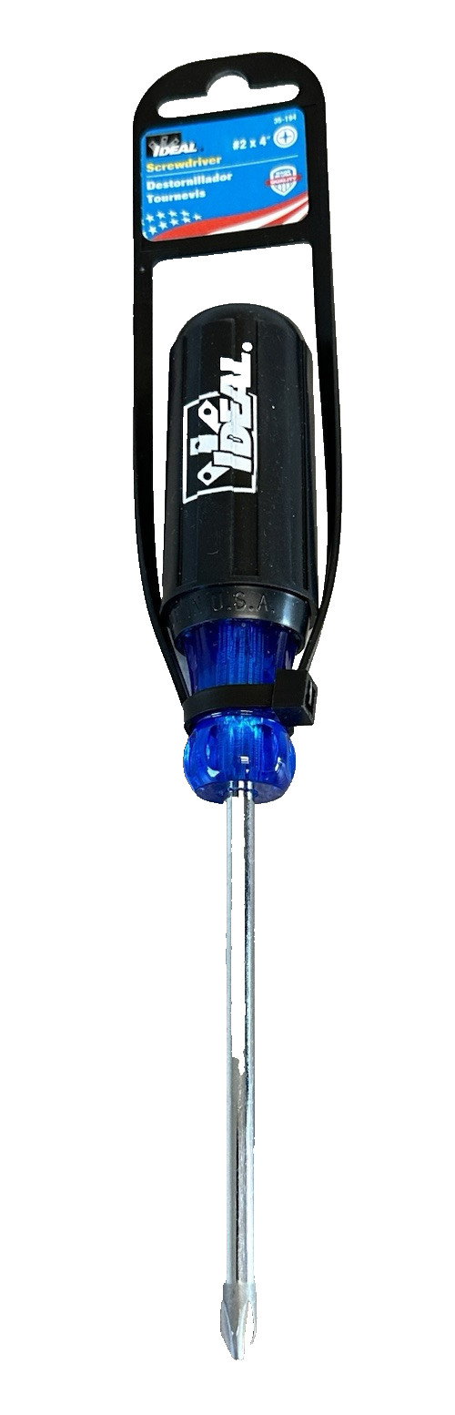 Ideal Phillips Screwdriver #2x4 Model 35-195 NEW