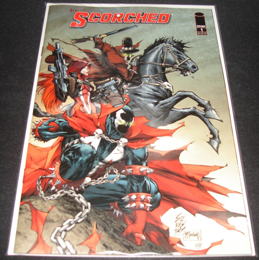 SCORCHED SPAWN #1 NM Todd McFarlane (7) Cvr Variant Set Image Comics