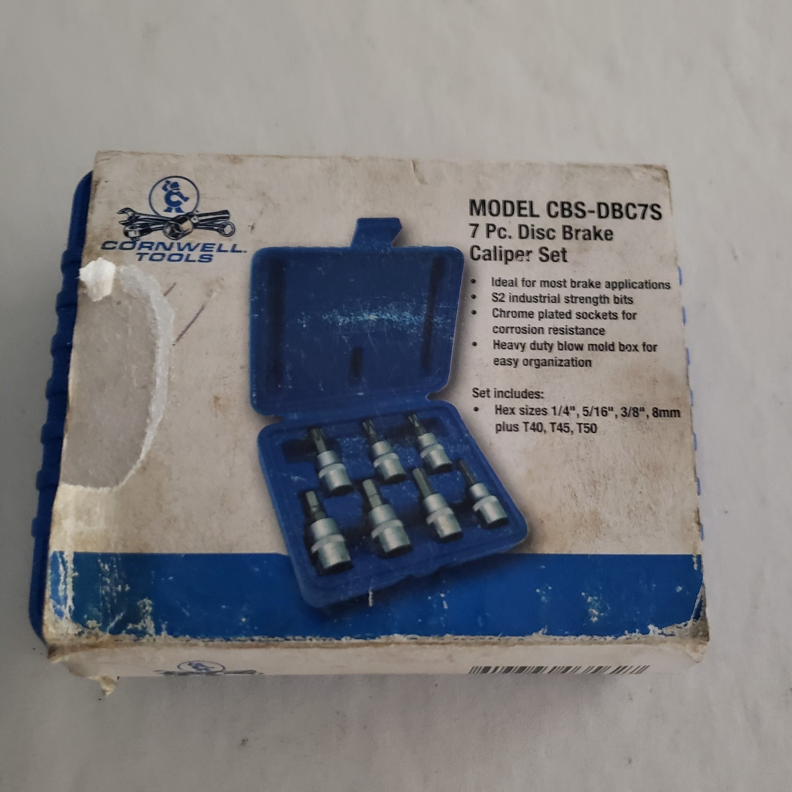 CORNWELL TOOLS CBSDBC7S - 7 Piece Disc Brake Caliper Set NEW OTHER