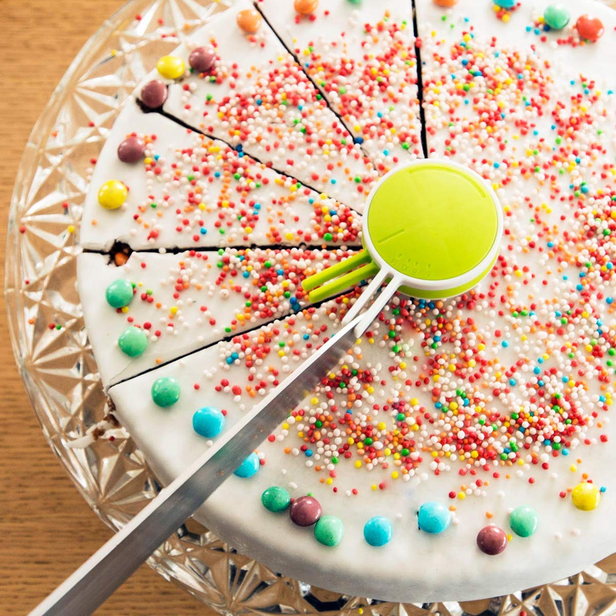 Perfect Cake and Pie Divider, Green