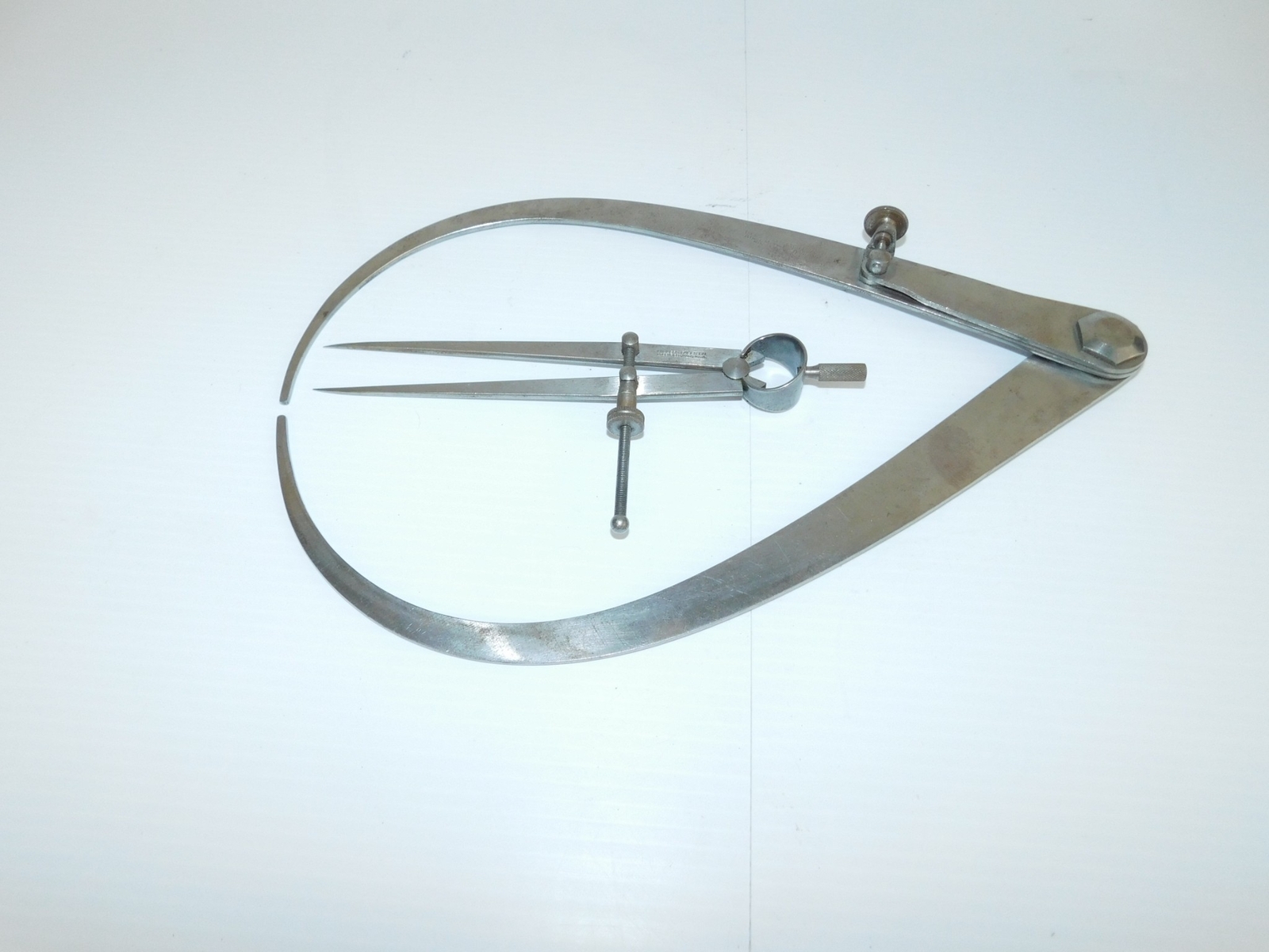 STARRETT LOCK JOINT TRANSFER TYPE OUTSIDE CALIPER & A MILLERS CALIPER (ASP65)
