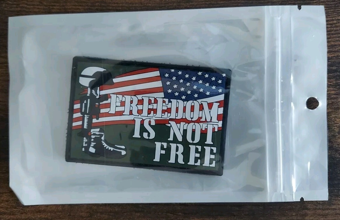 5ive Star Gear Pvc Morale Patch Urban Survival Gear 6645 FREEDOM IS NOT FREE
