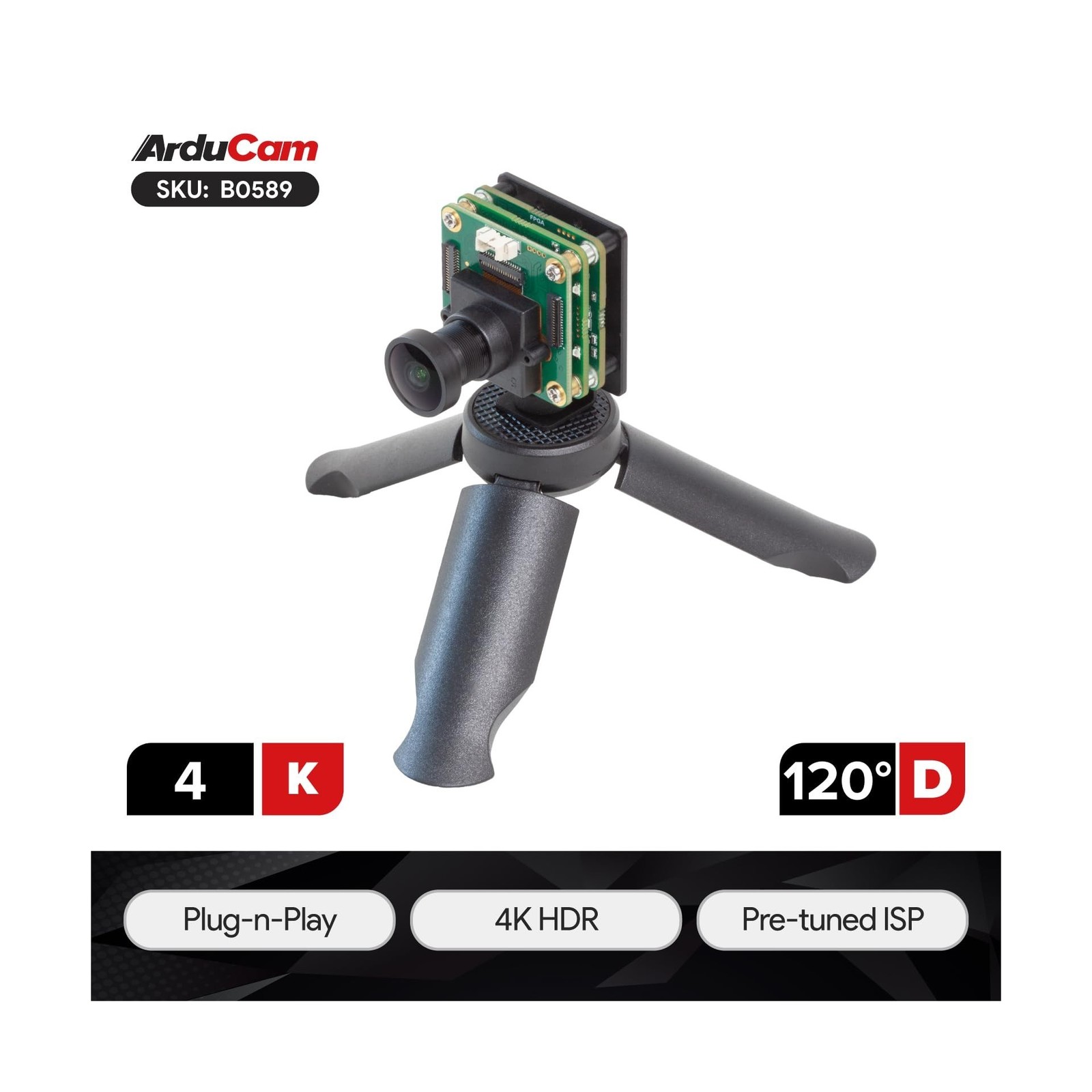 Arducam USB3.0 Camera Module, 60FPS@1080P High Speed USB Camera, 4K HDR Wide ...