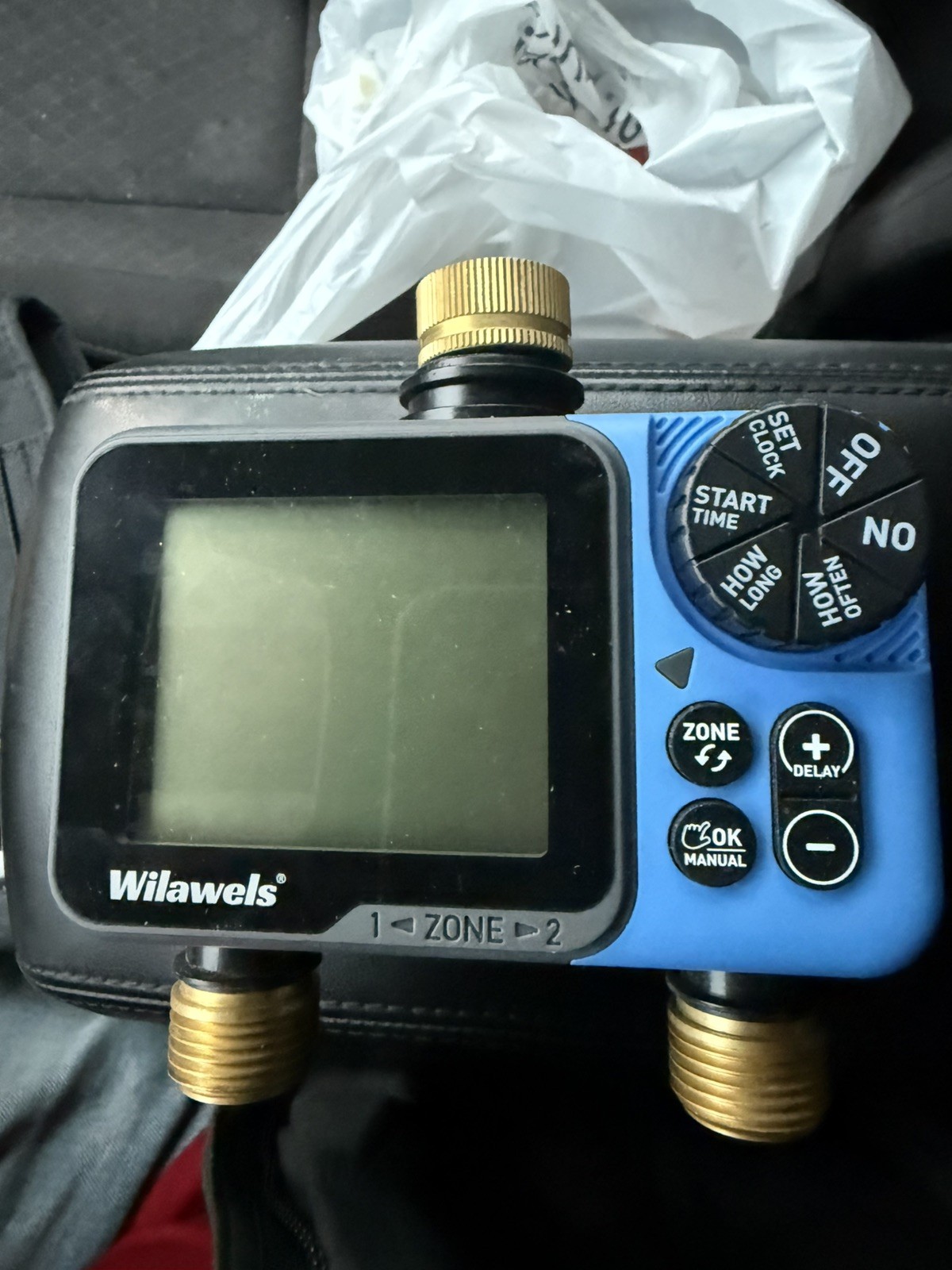 2 Zone Sprinkler Timer Brass Programmable Garden Hose Water Timer IP55