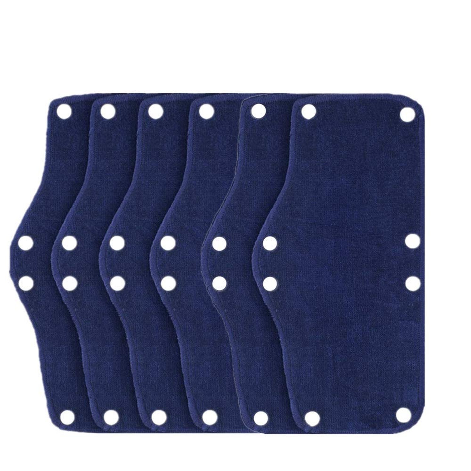 Hard Hat Sweatband, Cotton Hard Hat Liner, Reusable Hardhat sweatbands(Blue 6