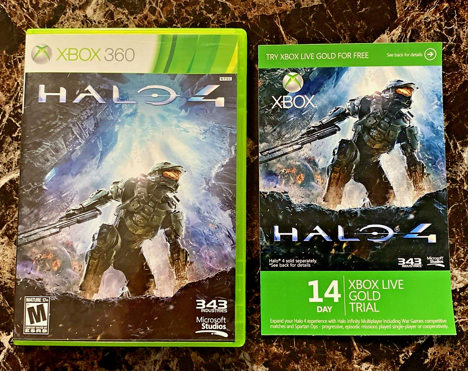 Halo 4 - Case Only - No Game - Microsoft Xbox 360