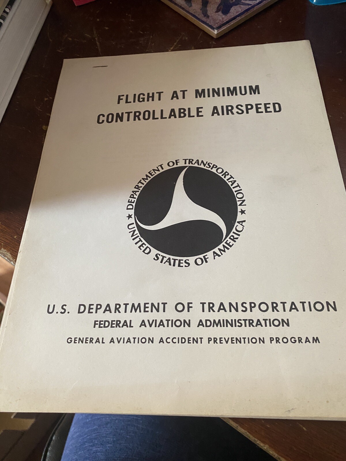 Vintage Flight At Minimum Controllable Airspeed Memo US Dept of Transportation