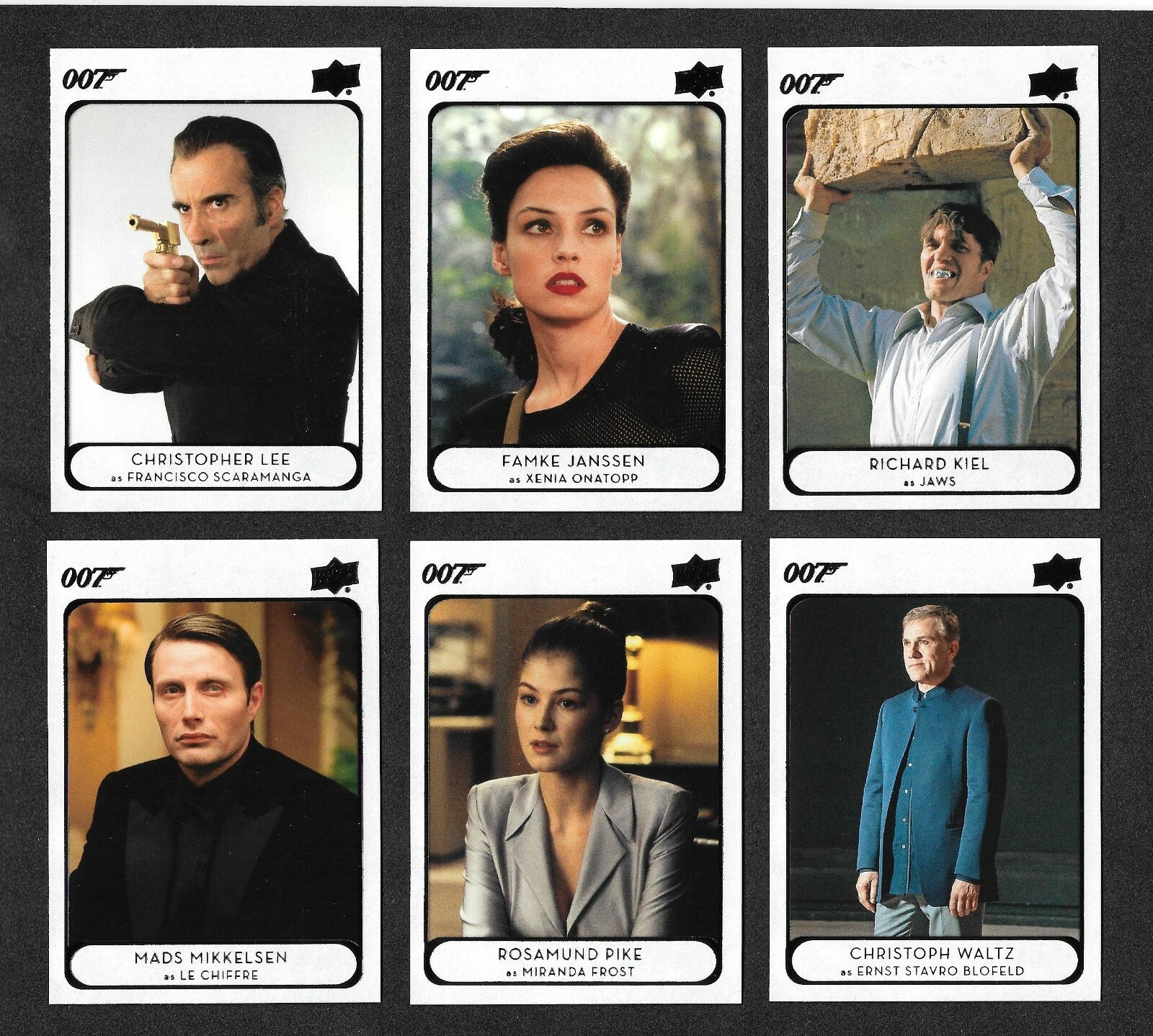 2021 Upper Deck James Bond Villains and Henchmen Base Cards 1-100 You Pick Card