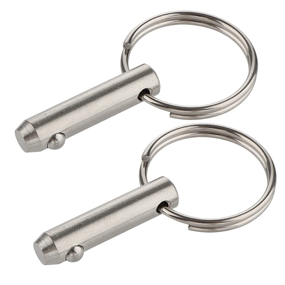 2 Pack Quick Release Pin, Diameter 5/16"(8mm), Usable Length 8mm x 21mm