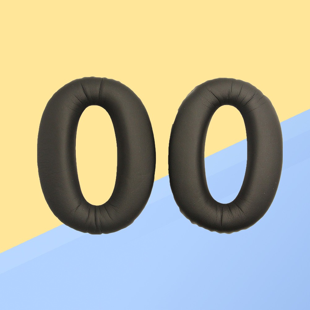 1 Pair Replacement Ear Pads Cushion Durable Reusable Black Headphone Accessories