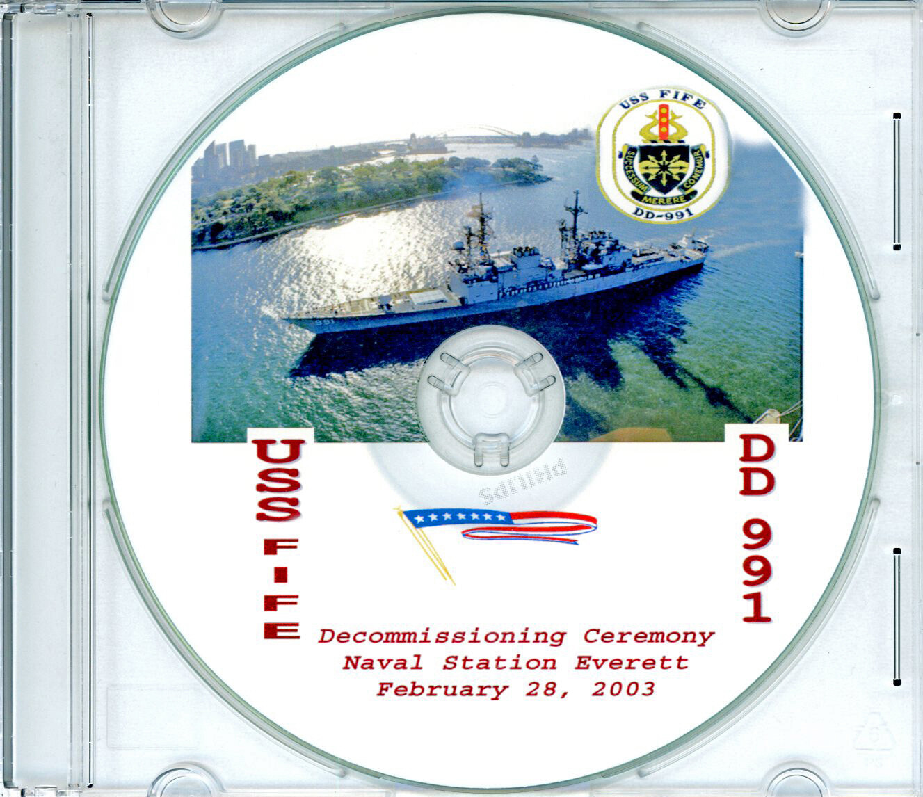 USS Fife DD 991 Decommissioning Program 2003 United States Navy