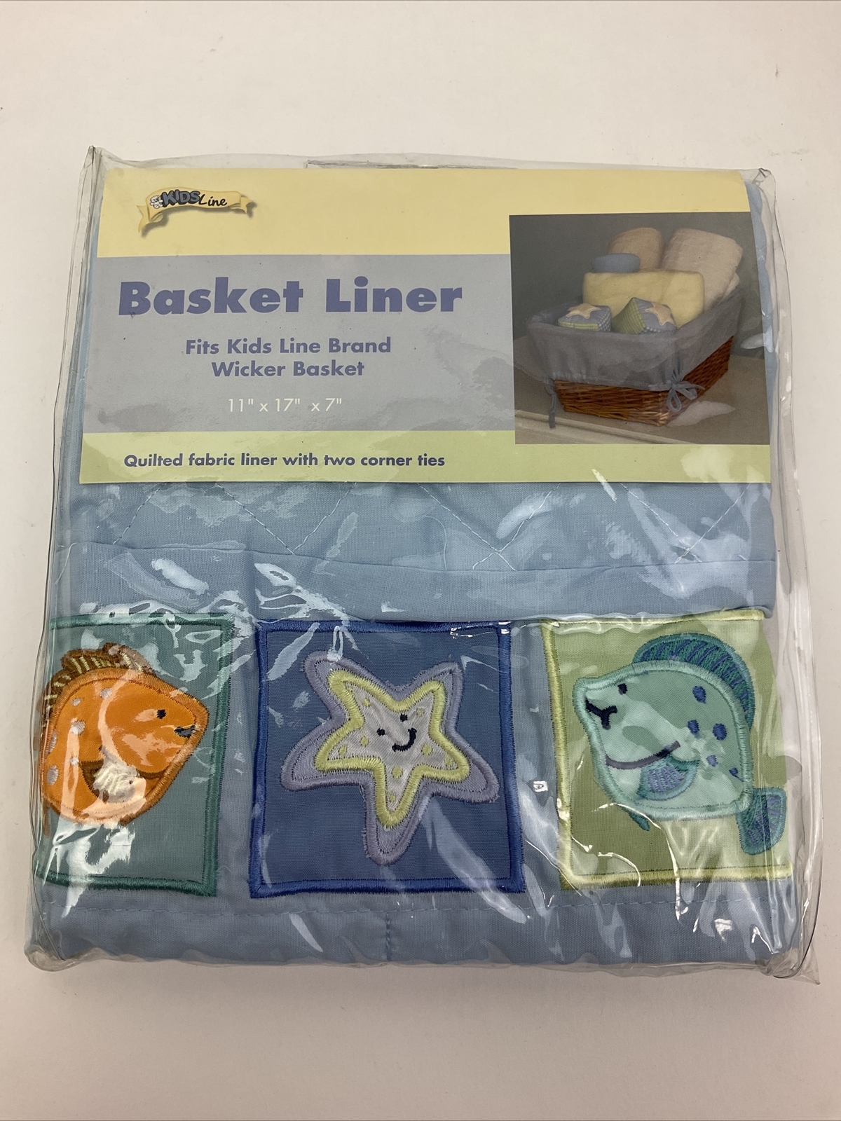 Kids Line Basket Liner Fits Kids Line Brand Wicked Basket 11”x17x7