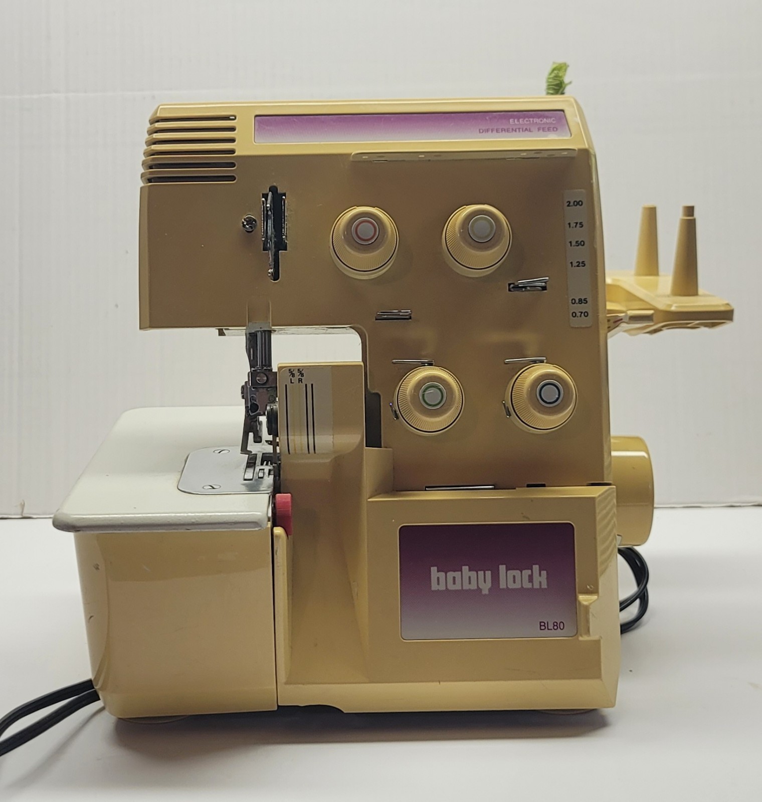 Baby Lock Serger Machine Model BL80  see photos -as is