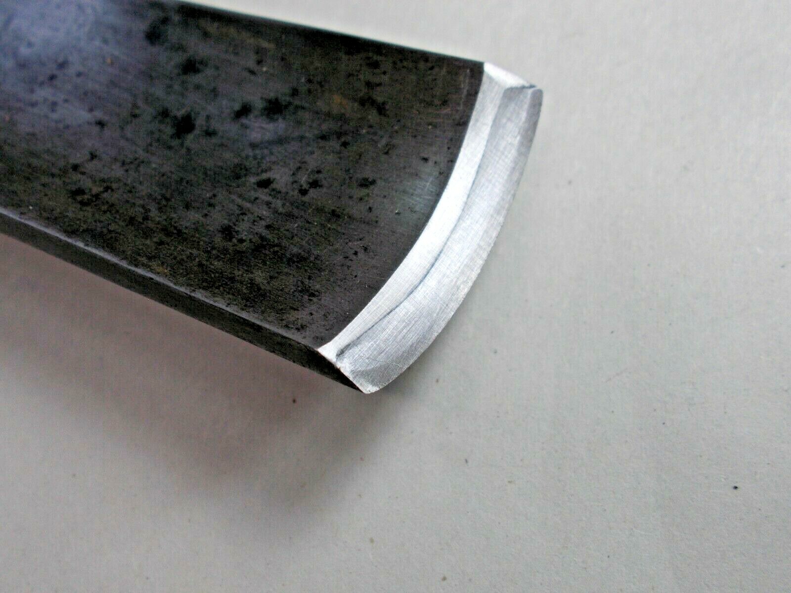 I & H SORBY Vintage 1-9/16" Wide Cut Crank Neck Woodworker's Gouge, Sheffield