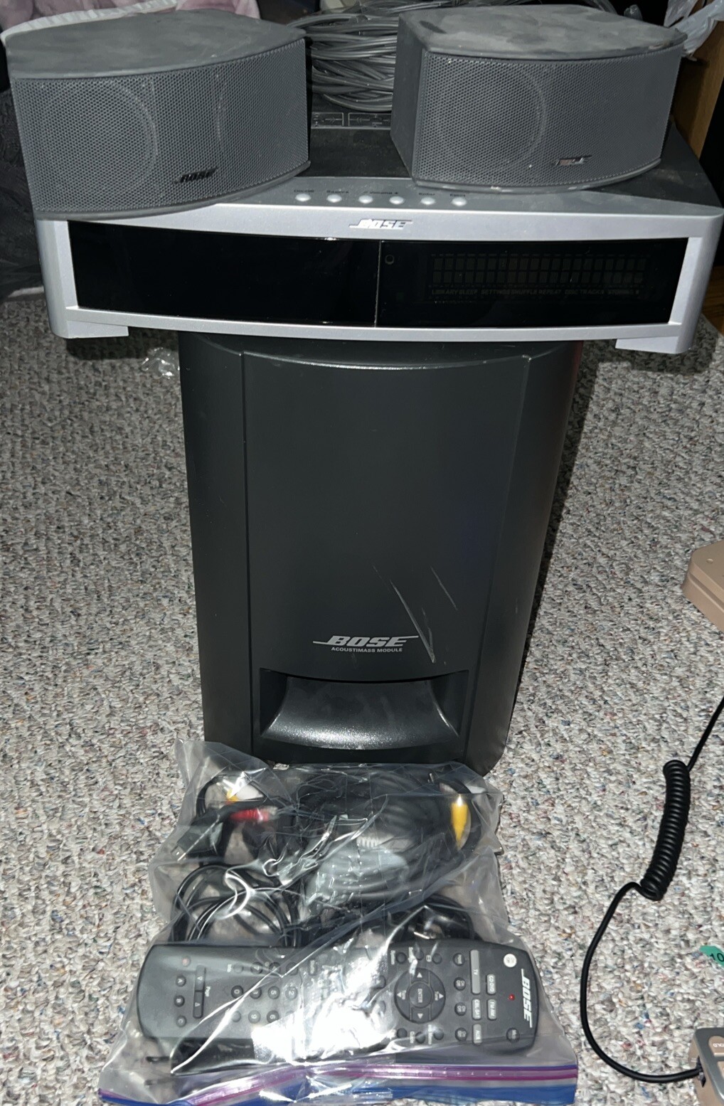 Bose PS3-2-1 Series II Powered Speaker System AV3-2-1 II Media Center Subwoofer