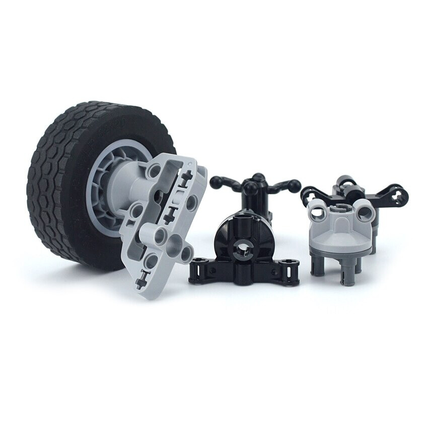 Technic Suspension Wheel Hub Gear Reduction for Lego Kit Building Blocks Set DIY