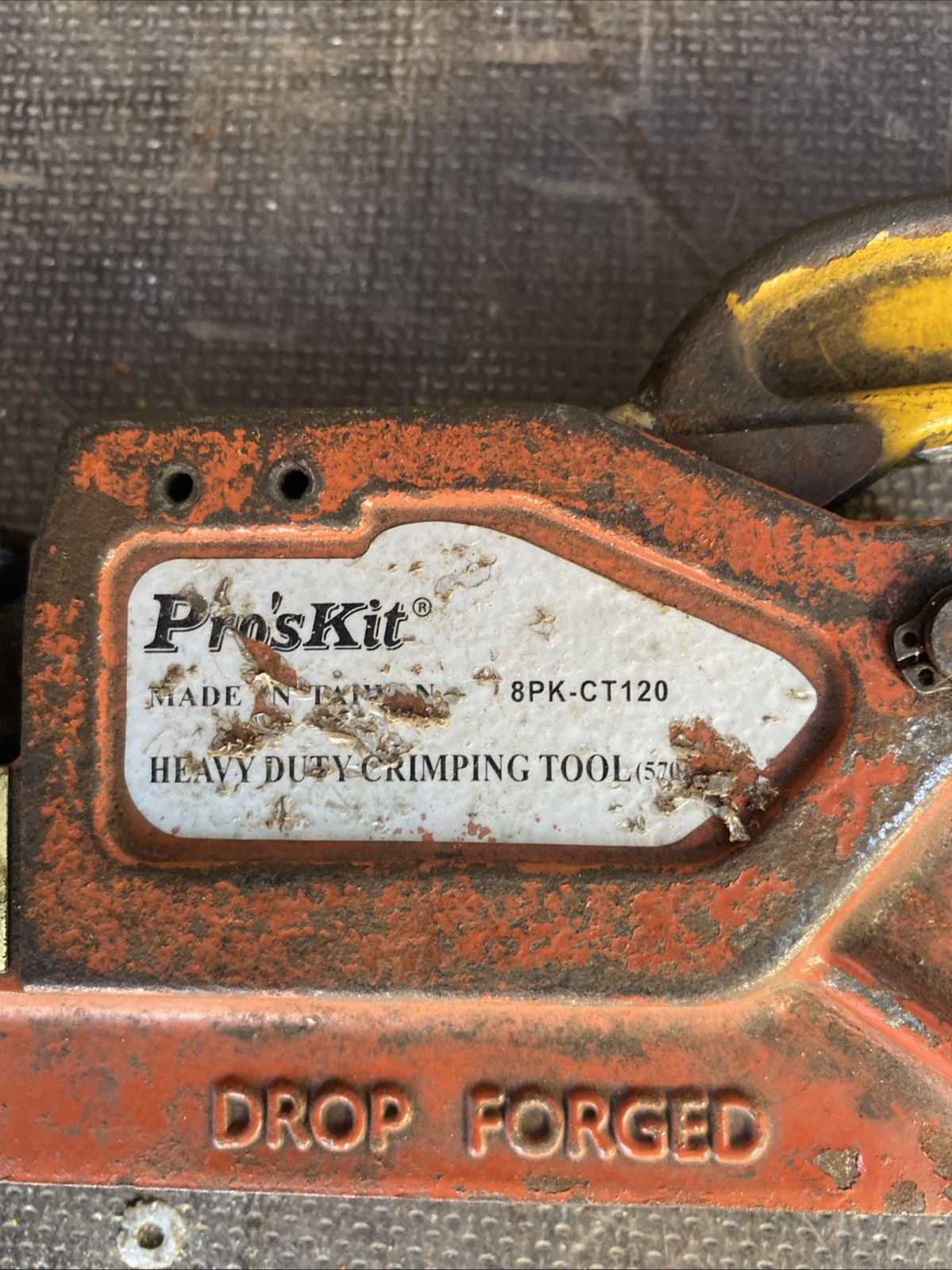 Pro'sKit Heavy Duty Crimping Tool - AWG 8 to 250 MCM, 8PK-CT120